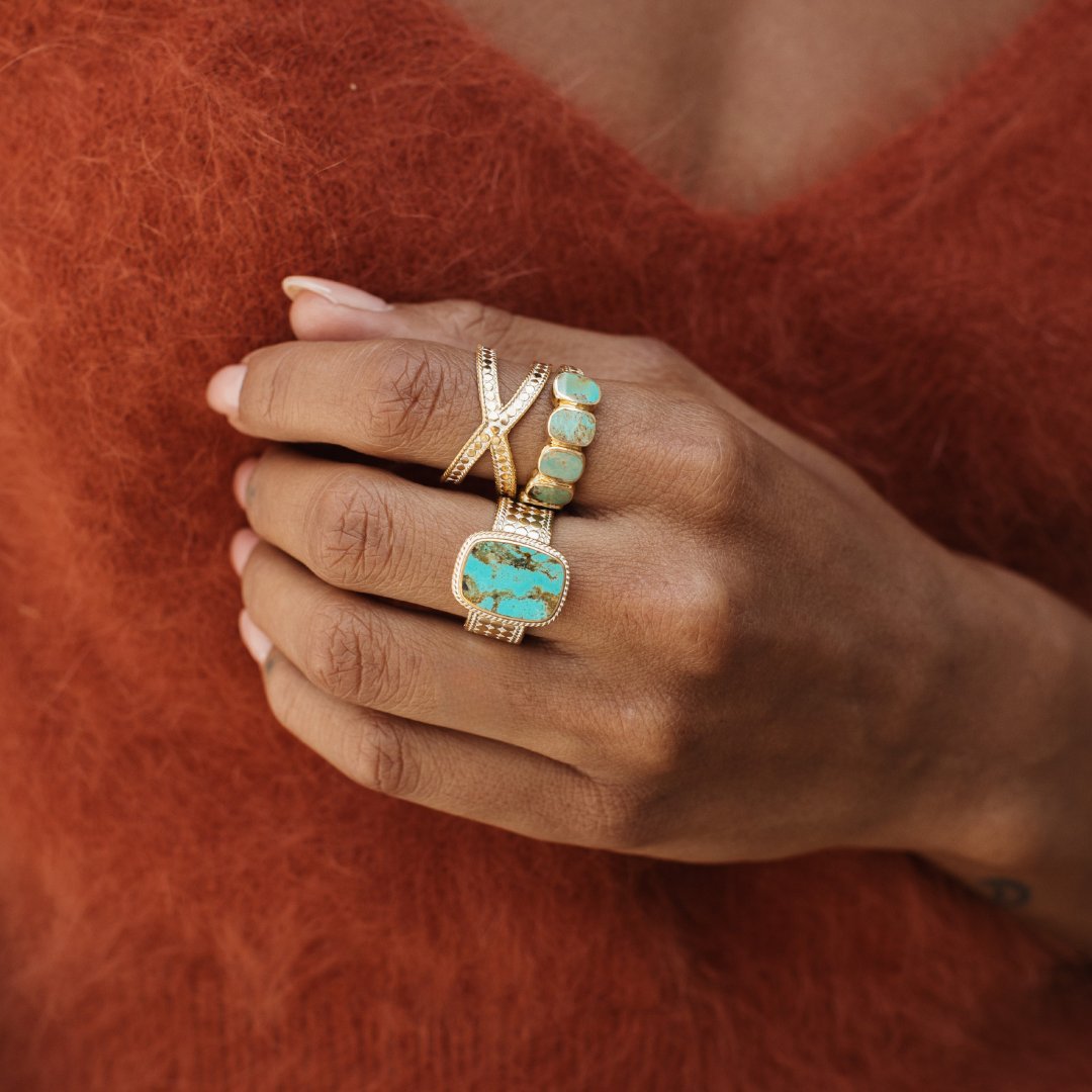 Turquesa Multi-Cushion Ring