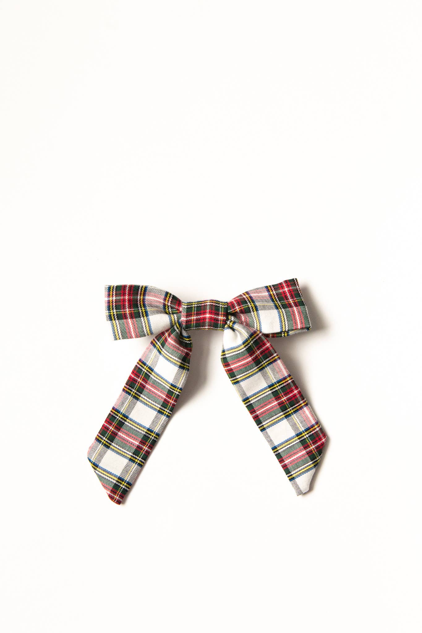 Tartan Christmas Plaid Hair Barrette | Emily Bow