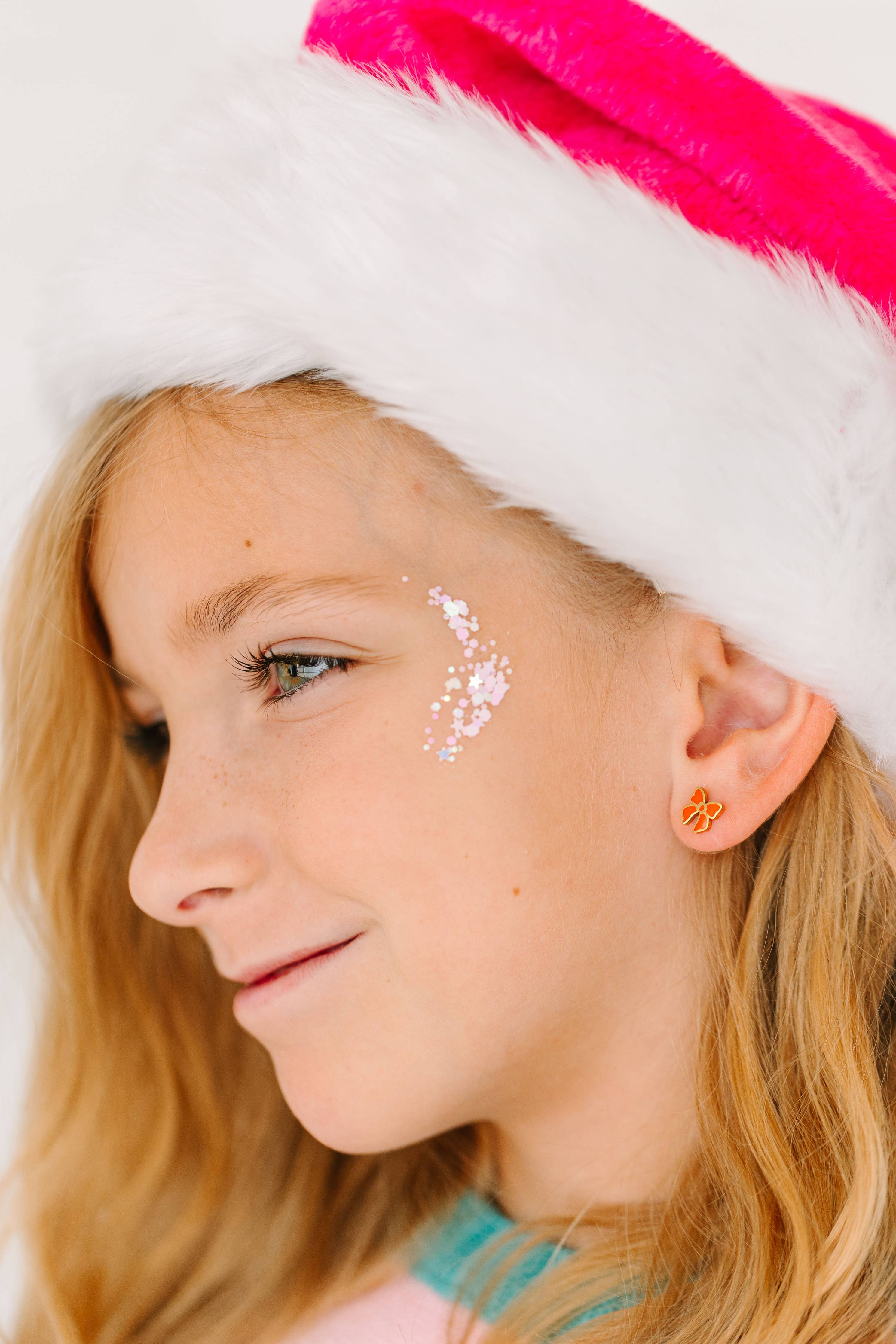 Red Bow Earrings