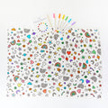 Rainbow Sky Coloring Seek & Find Playsilk