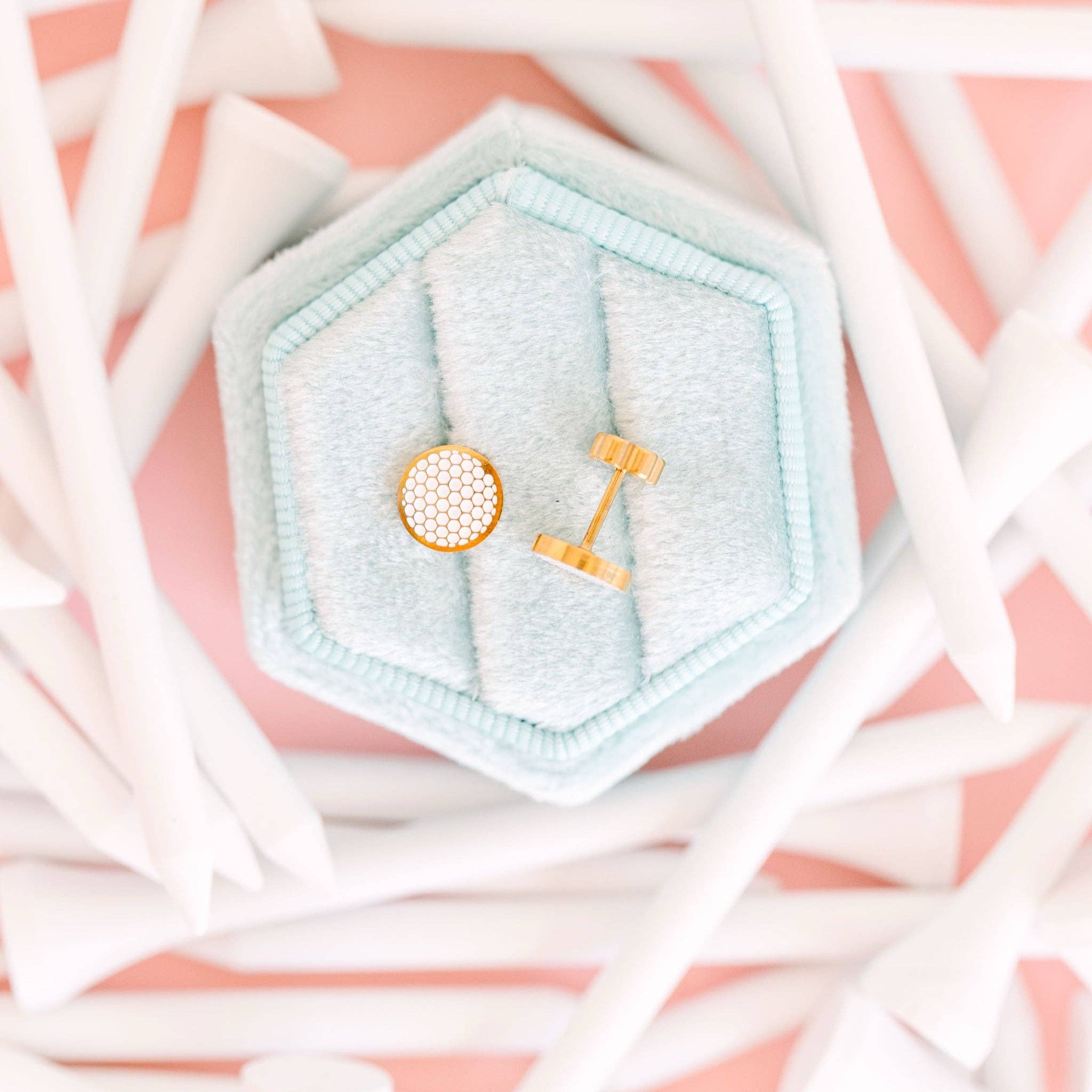 Golf Ball Earrings