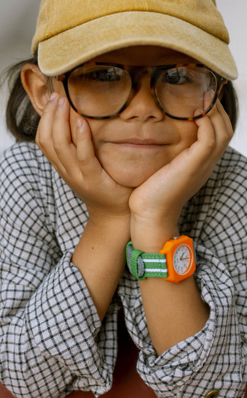 Circus Watch | Denim and Green