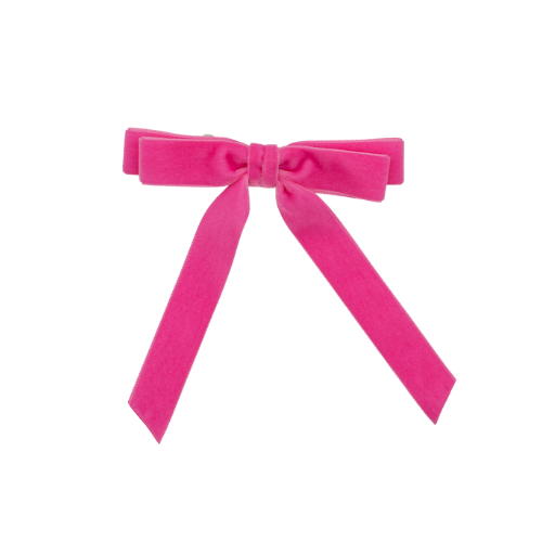 Short Velvet Hair Barrette | Alice Bow - Short Length