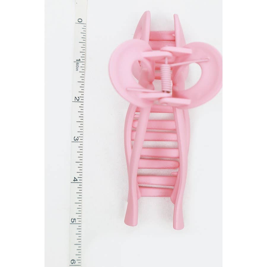 Matte Pastel Bow Hair Claw