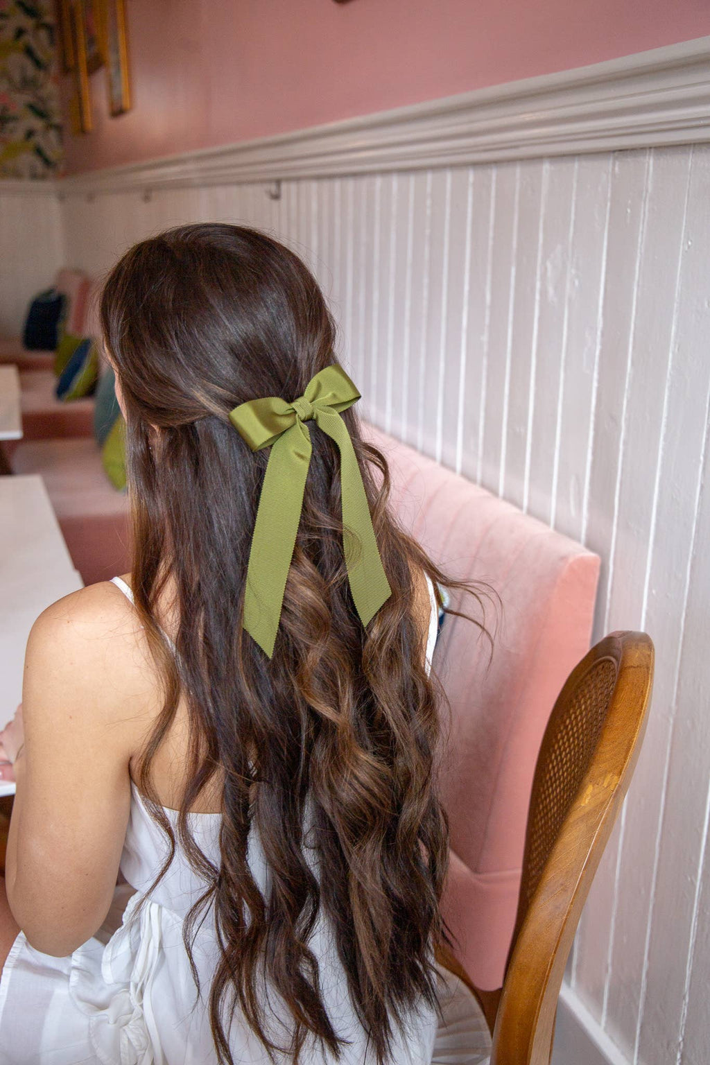 Medium Petersham Grosgrain Hair Barrette | Florence Bow