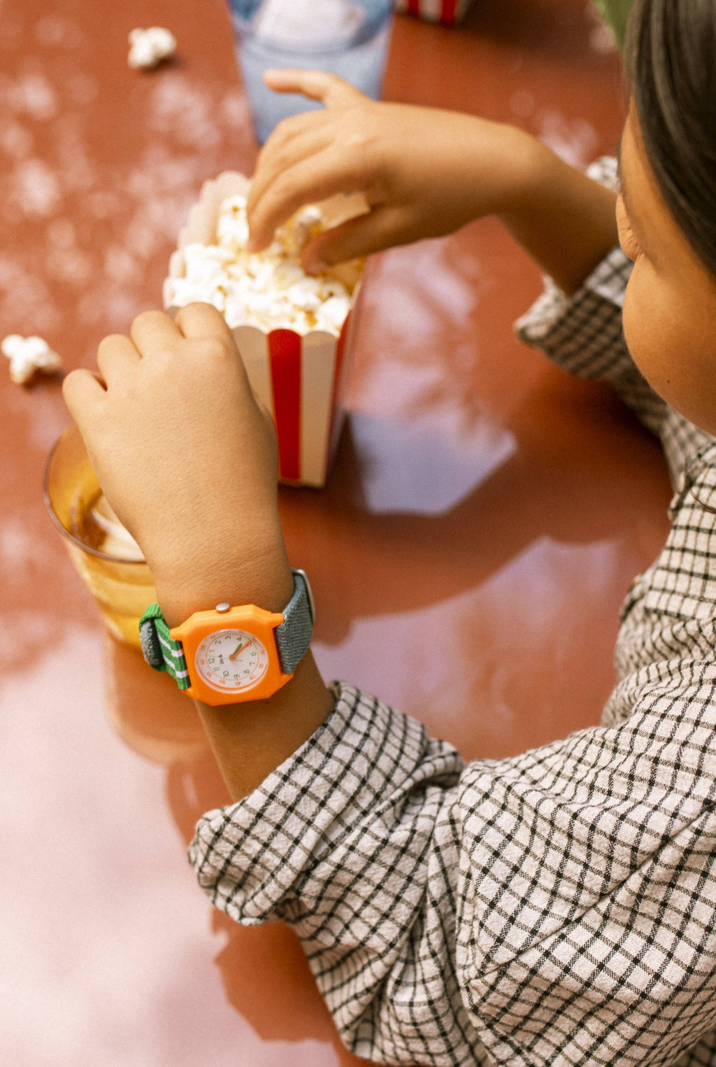Circus Watch | Denim and Green