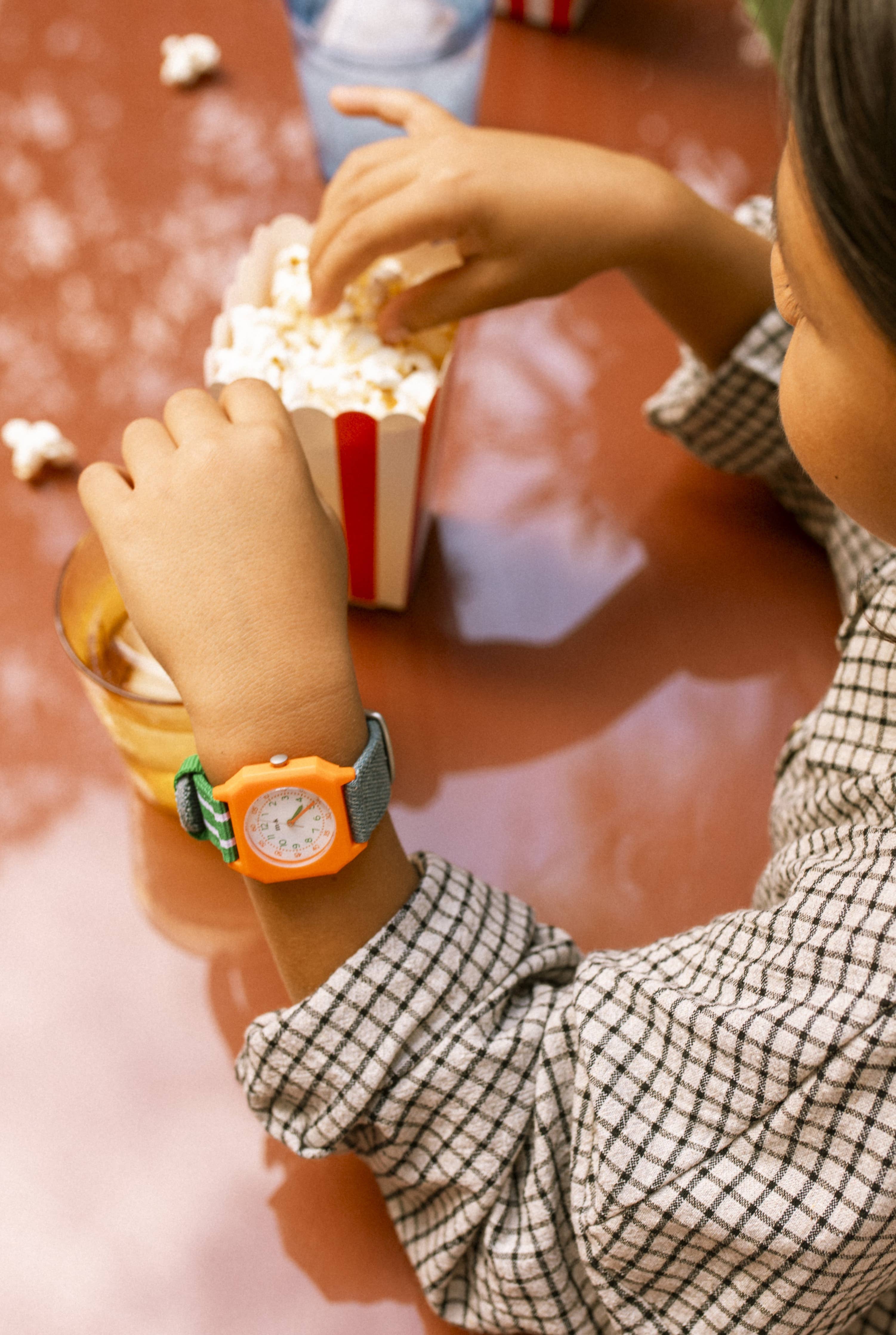 Circus Watch | Denim and Green