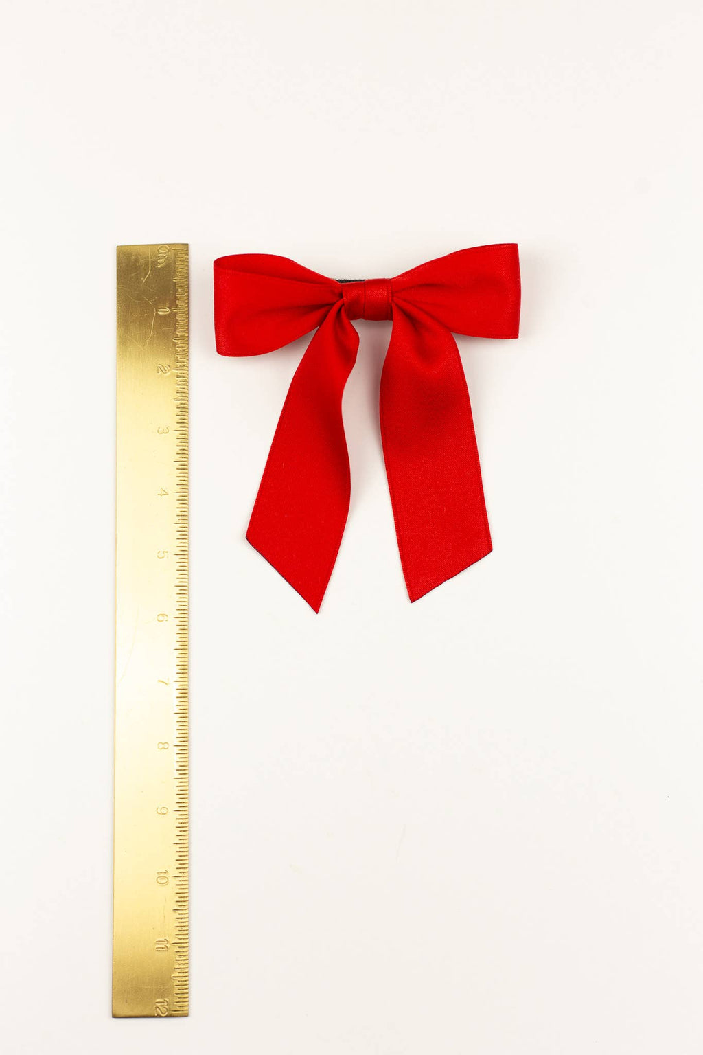 Small Matte Satin Hair Barrette | Delora Bow