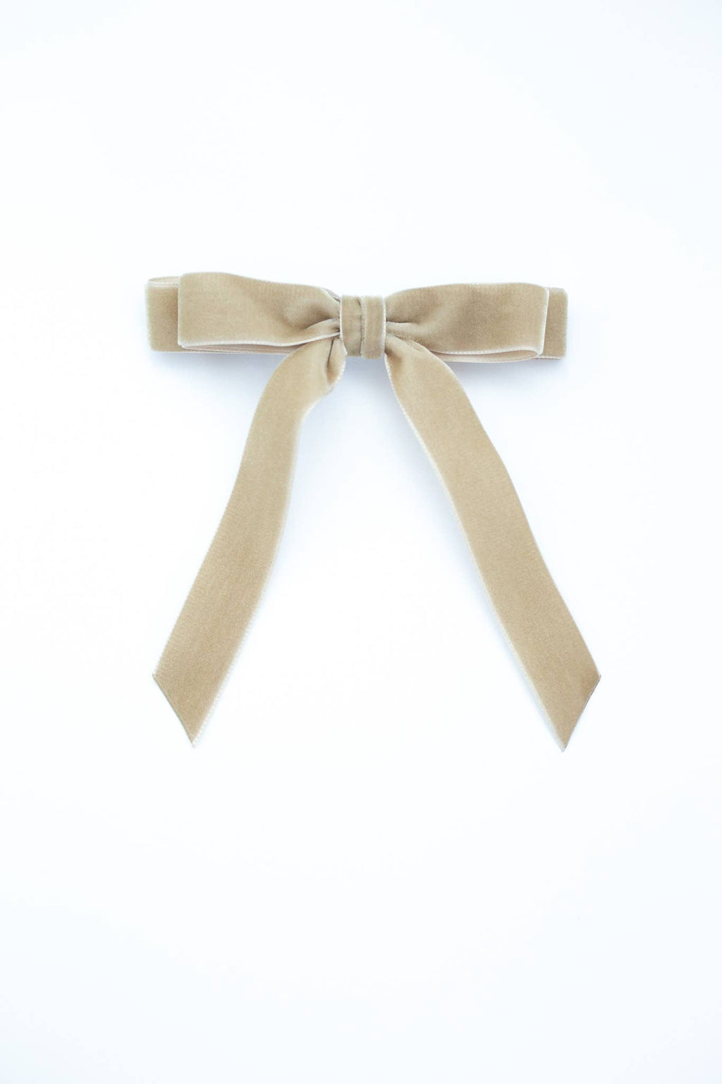 Short Velvet Hair Barrette | Alice Bow - Short Length