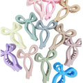 Matte Pastel Bow Hair Claw