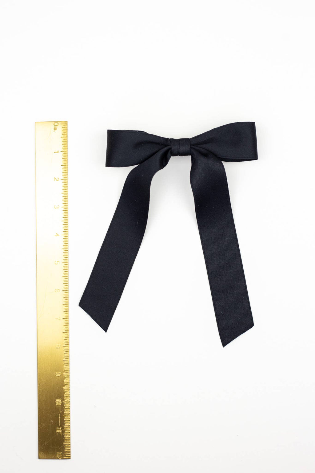 Medium Matte Satin Hair Barrette | Florence Bow
