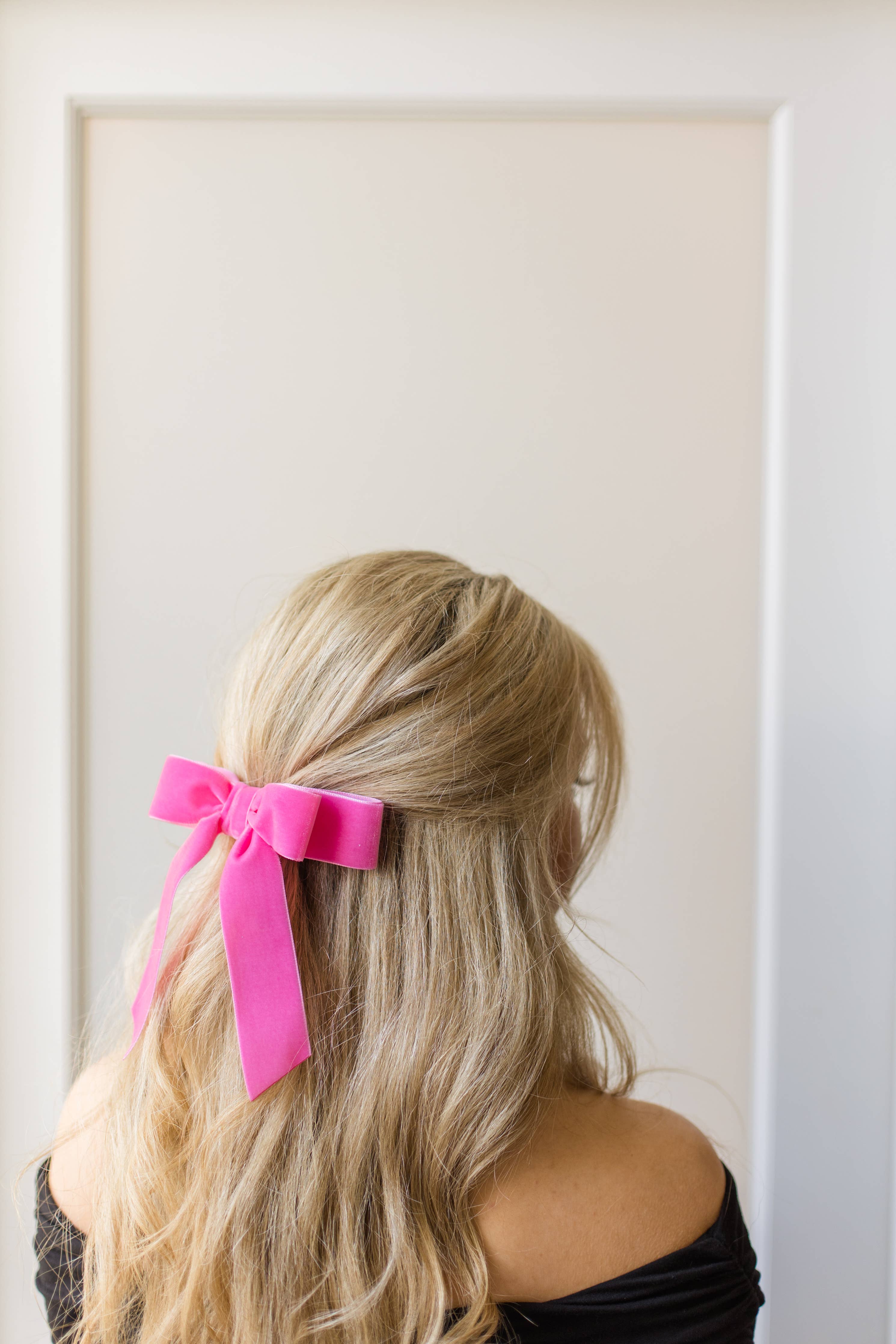Velvet Hair Barrette | Judy Bow - Short Length