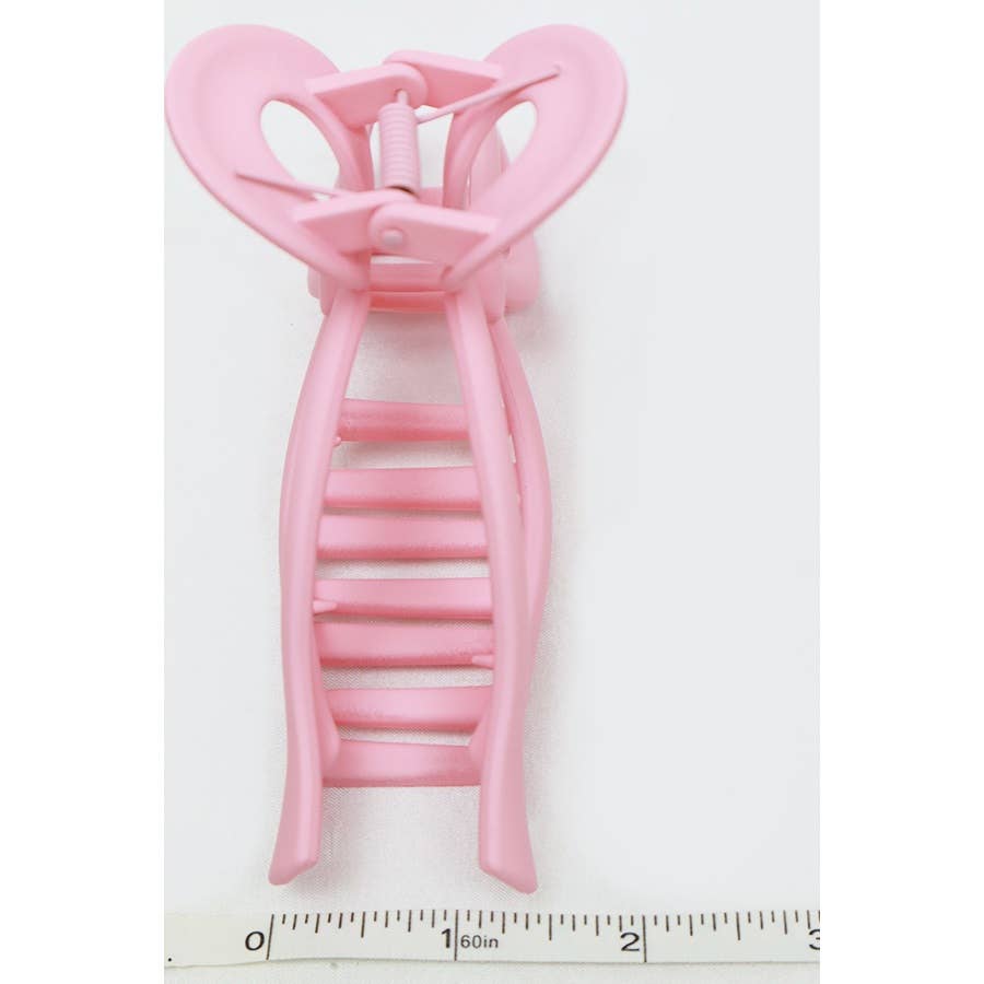Matte Pastel Bow Hair Claw