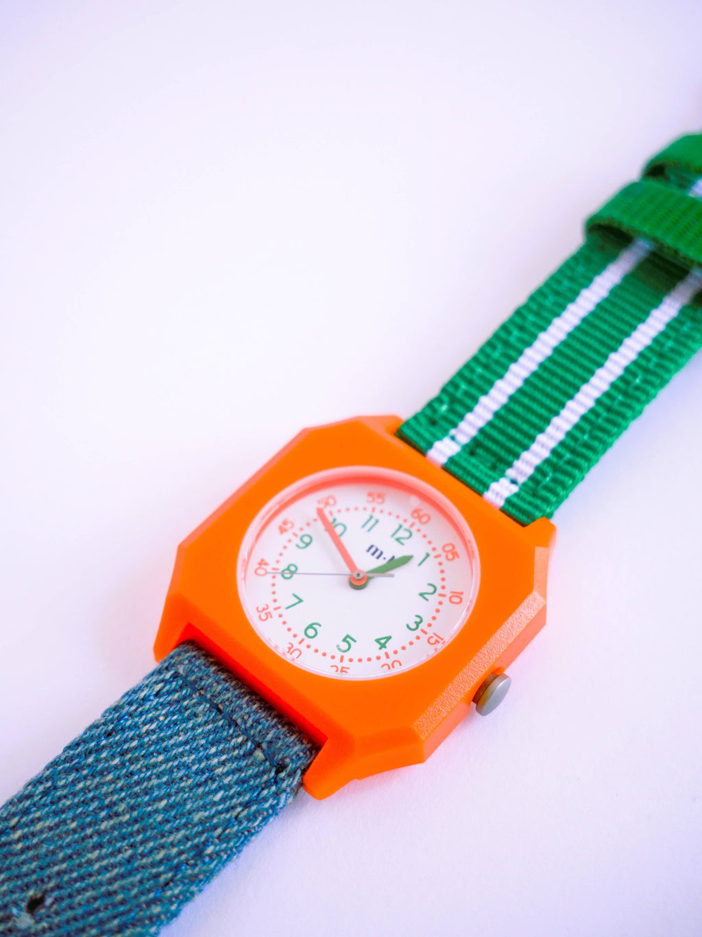 Circus Watch | Denim and Green