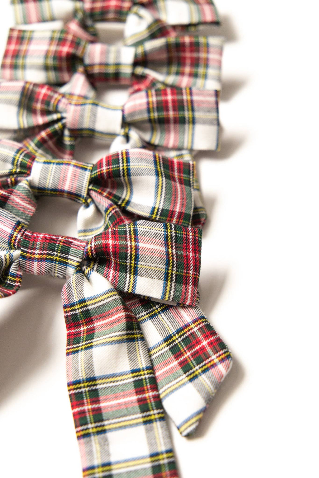 Tartan Christmas Plaid Hair Barrette | Emily Bow