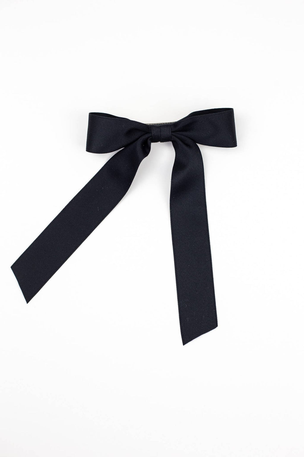 Medium Matte Satin Hair Barrette | Florence Bow