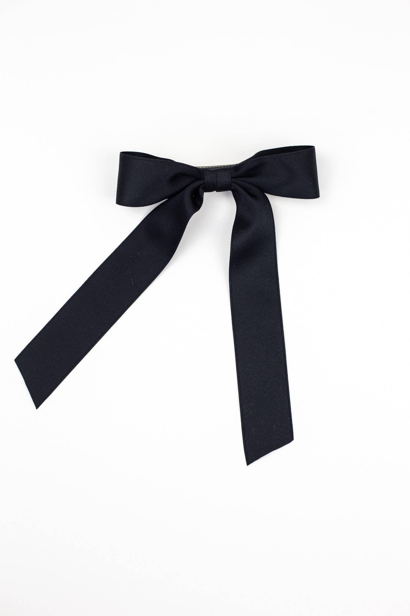 Medium Matte Satin Hair Barrette | Florence Bow