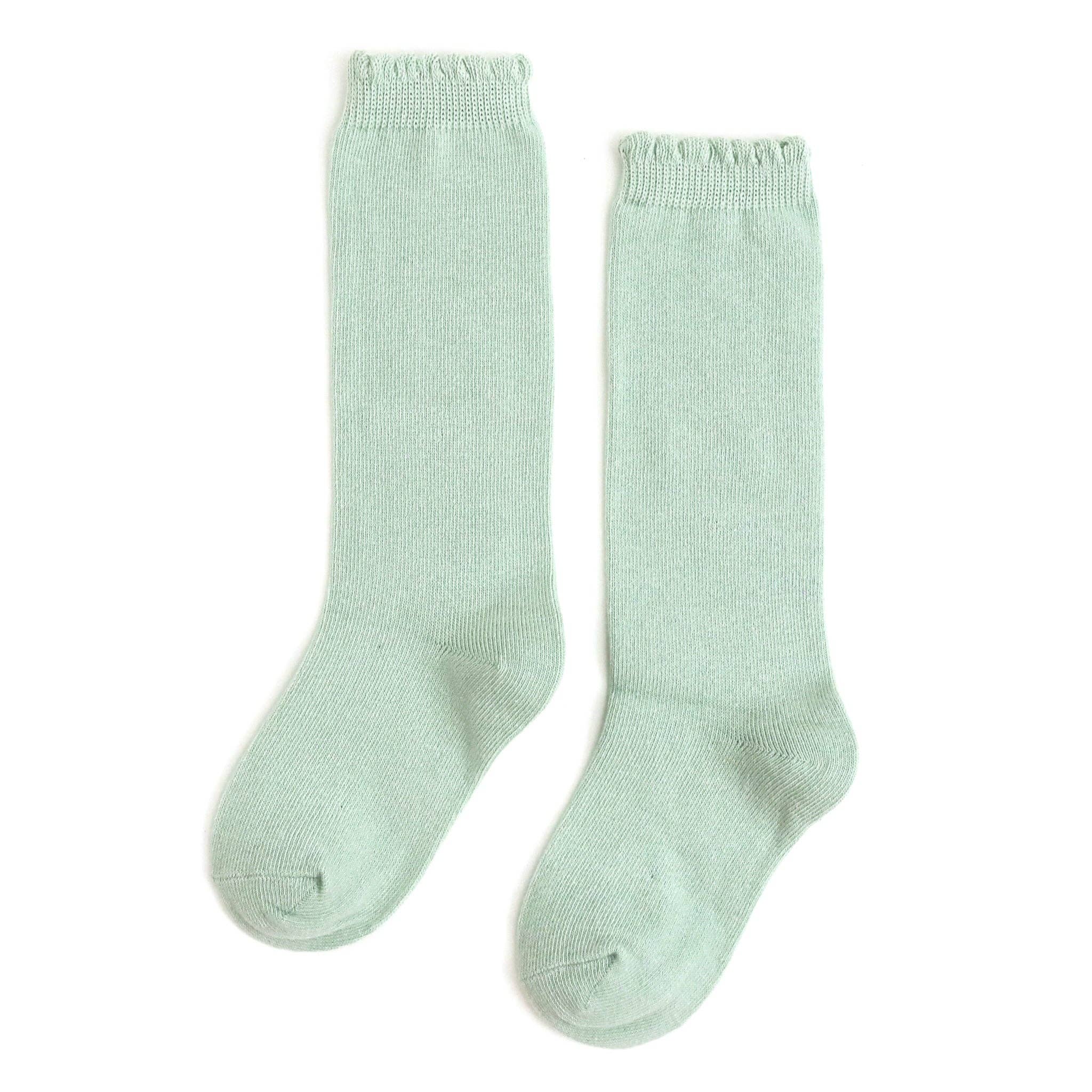 Scalloped Knee Highs | Mint