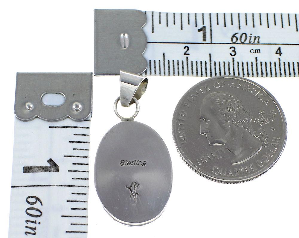 Man In The Maze Silver Native American Calvin Peterson Pendant QX77880