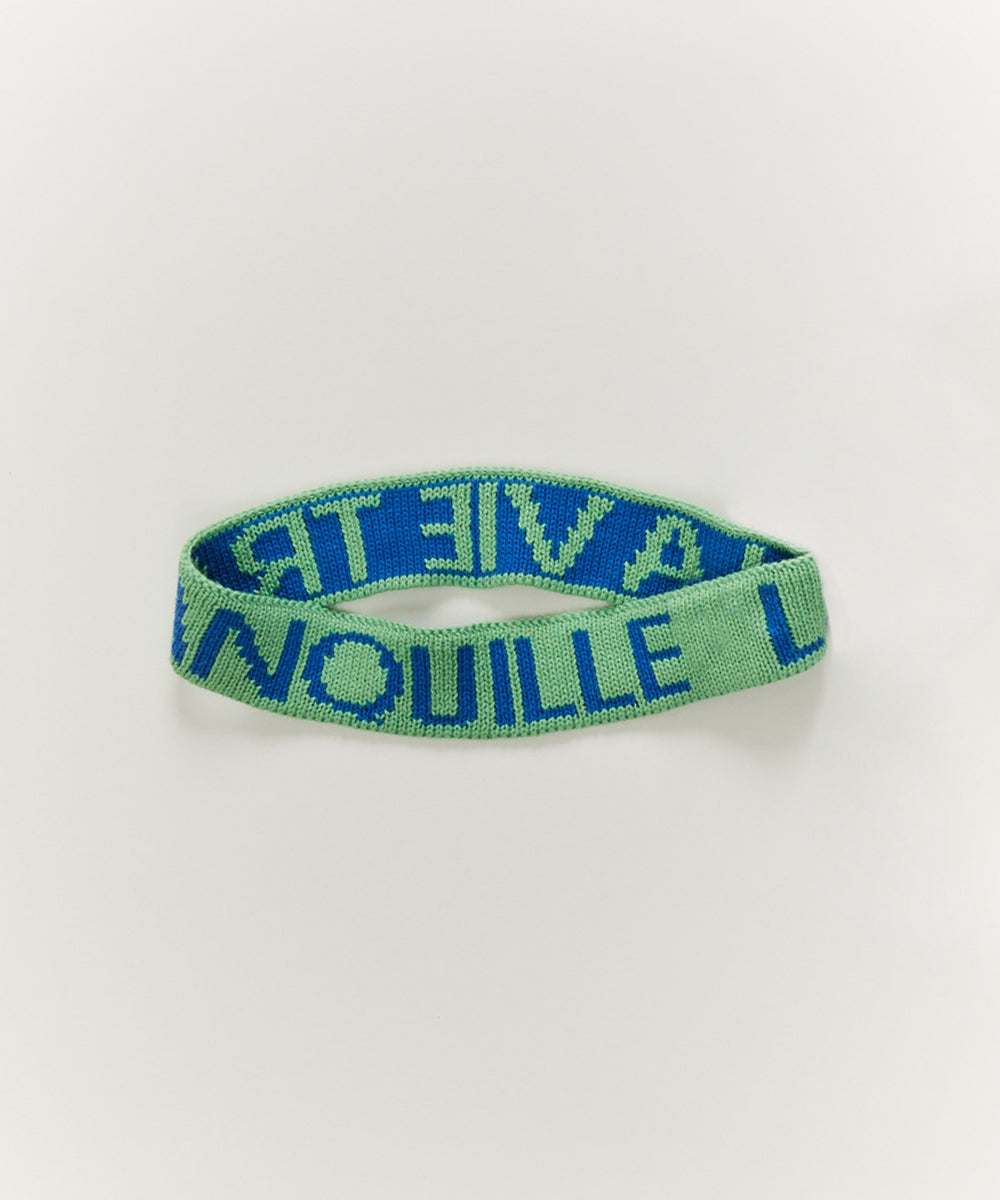 Headband in Blue/Green