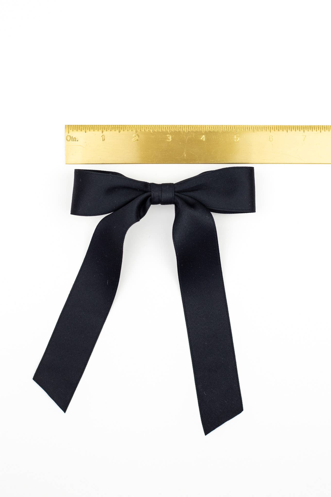 Medium Matte Satin Hair Barrette | Florence Bow