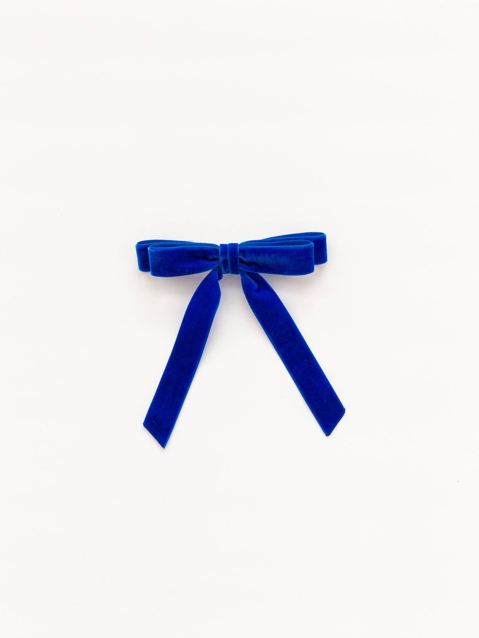 Short Velvet Hair Barrette | Alice Bow - Short Length