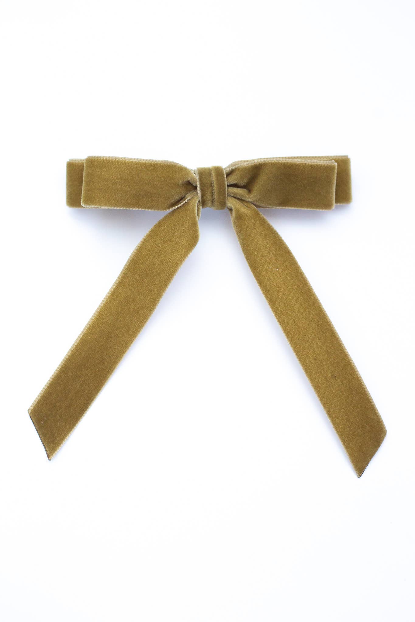 Short Velvet Hair Barrette | Alice Bow - Short Length