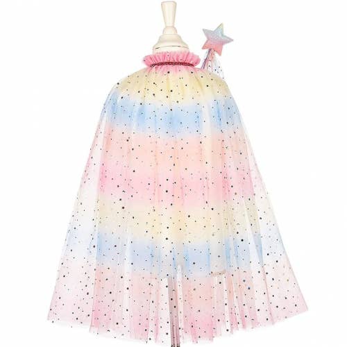 Unicorn Costume Cape Set w/ Headband & Wand (3-4 yrs)