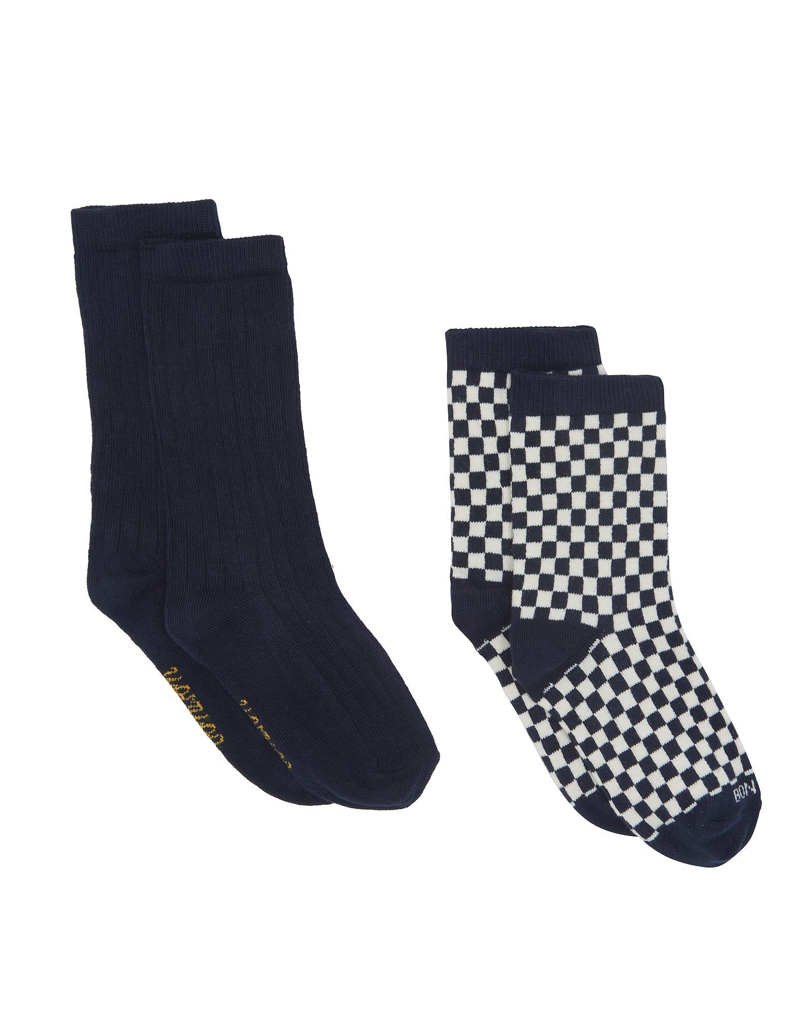 Pair of Socks | Damier Navy SALE