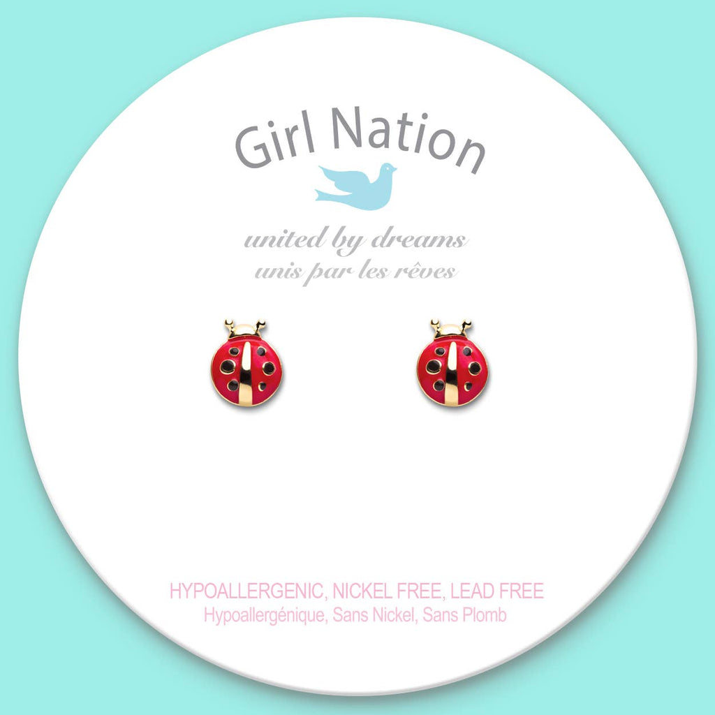 Little Ladybug Cutie Stud Earrings